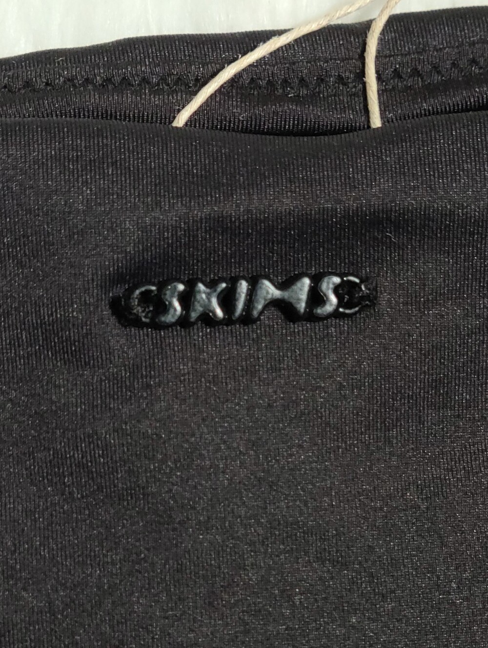 SKIMS Signature Swim Bikini Set Black Onyx Women Medium NEW - Picture 3 of 7